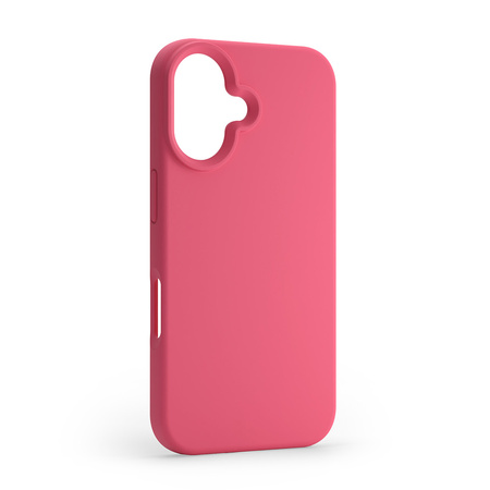 Nakładka Etteri Silicone Case do iPhone 16 Plus 6,7" malinowa