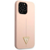 Guess GUHCP13LSLTGP iPhone 13 Pro / 13 6.1 &quot;rosa / rosa Hardcase Silikondreieck