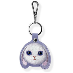 Etui na lokalizator / brelok Nimmy Big Eyed Pet 2.0 Rabbit fioletowy