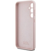 Karl Lagerfeld Choupette Metal Pin-Hülle aus Silikon für Samsung Galaxy S23 FE – Rosa