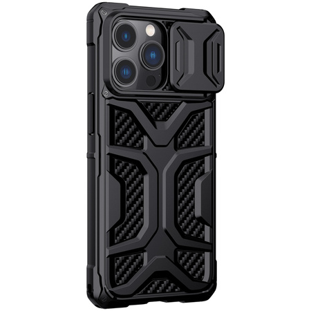 Nillkin Adventruer Case etui do iPhone 13 Pro pancerny pokrowiec z osłoną na aparat czarny
