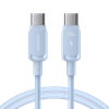 USB C - USB C Cable 100W 1.2m Joyroom S-CC100A14 - Blue