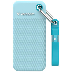 Dysk Zewnętrzny Verbatim Pocket SSD 2TB  USB-C 3.2 gen.2 czarny-polarny niebieski 32325