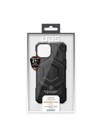 UAG Monarch - obudowa ochronna do iPhone 14 Plus kompatybilna z MagSafe (carbon fiber)