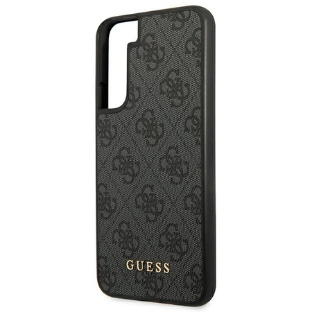 Guess GUHCS22SG4GFGR S22 S901 grau / grauer Hartschalenkoffer 4G Metal Gold Logo