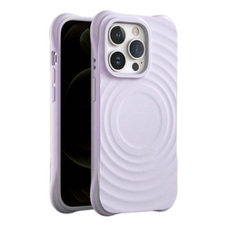 Nakładka Circle Mag do iPhone 15 Pro 6,1" jasnofioletowa
