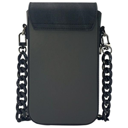 Nimmy Zestaw 3w1 torebka na telefon +     portfel + etui na lokalizator czarny/black Big Eyed Pet 2.0 Panda