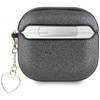 Original Case APPLE AIRPODS 4 Guess Metallic Script Charm black