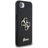 Guess Fixed Glitter Big 4G case for iPhone 16e - black