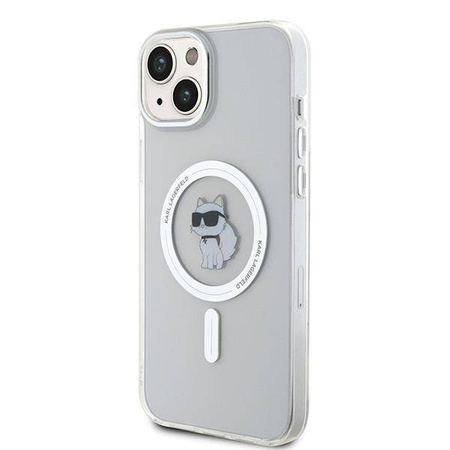 Karl Lagerfeld nakładka do iPhone 15 Plus 6,7" KLHMP15MHFCCNOT transparentna HC Magsafe IML C