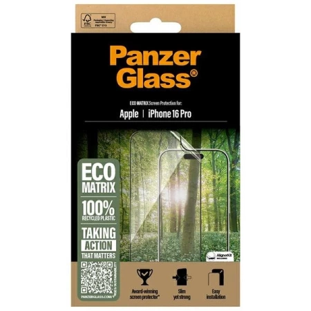 PanzerGlass MATRIX Displayschutzfolie iPhone 16 Pro 6,3&quot; Ultra-Wide Fit 2870