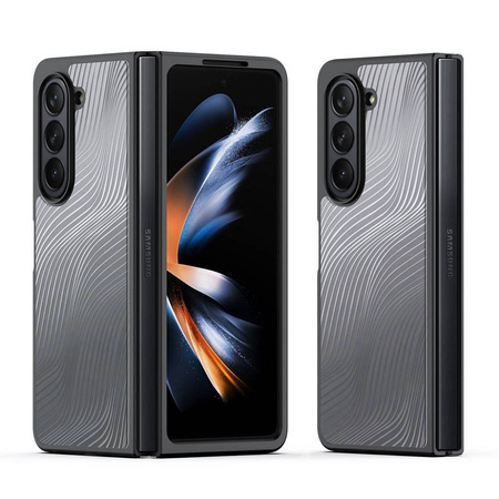 Armored case for Samsung Galaxy Z Fold 5 Dux Ducis Aimo Mag - black