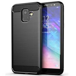 Schutzhülle SAMSUNG GALAXY A6 2018 Nexeri Carbon Gepanzert schwarz