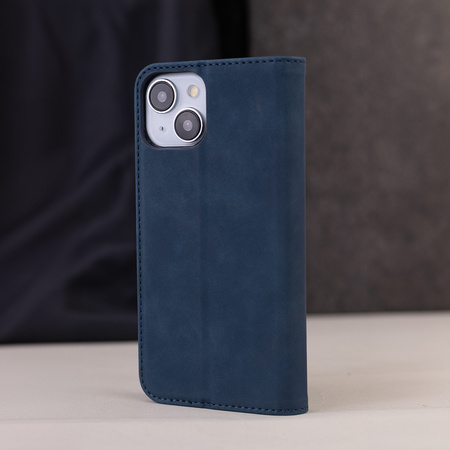 Etui Smart Suede do iPhone 7 / 8 / SE 2020 / SE 2022 granatowe