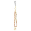 Guess zawieszka GUSTSAS4P Phone Strap różowy/pink Chain Metal 4G Charm