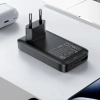 Acefast A100 65W GaN 2 USB-C+ USB-A Ladegerät ultradünn – Schwarz