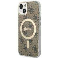 Guess GUHMP14MH4STW iPhone 14 Plus 6.7" Braun/Braun Hardcase 4G MagSafe