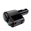 Baseus S-06 Bluetooth/USB car FM transmitter (Overseas Edition) - black