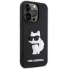 Karl Lagerfeld KLHCP14X3DRKHNK iPhone 14 Pro Max 6.7&quot; black/black hardcase Rubber Choupette 3D