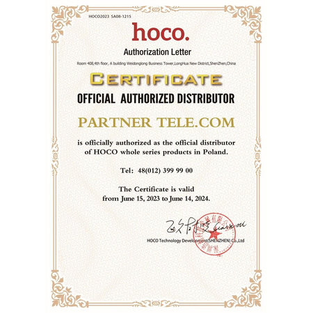 HOCO kabel do ładowania smartwatcha Y22 0,6 m czarny