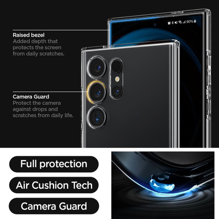 Spigen Liquid Crystal case for Samsung Galaxy S24 Ultra - transparent