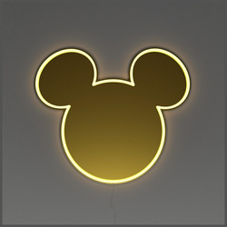 Neon Yellowpop Disney Mickey Mirror      złoty