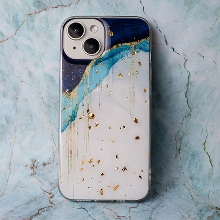 Nakładka Gold Glam do iPhone 15 Pro 6,1" Iceberg