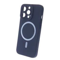 Nakładka Silicon Mag do iPhone 16 Pro 6,3&quot; ciemnoniebieska