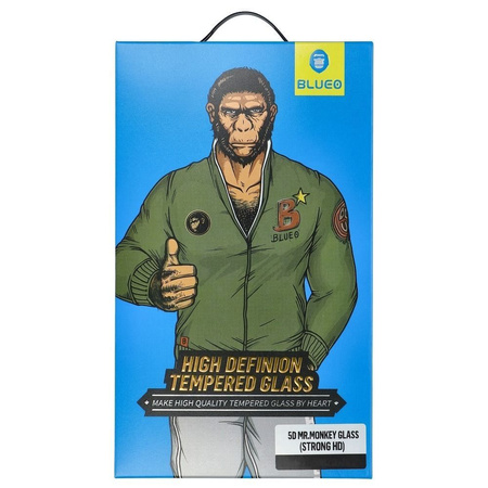 Szkło Hartowane 5D Mr. Monkey Glass - Apple iPhone 14 Pro czarny (Strong HD)