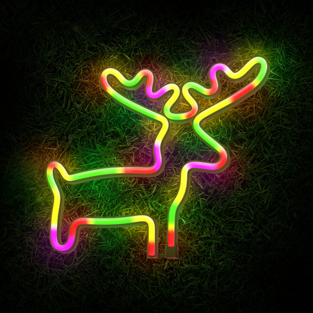 Neon LED ŁOŚ multikolor Bat + USB FLNE12 Forever Light