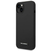 Original Case IPHONE 14 PLUS Karl Lagerfeld Hardcase Silicone Plaque Magsafe black