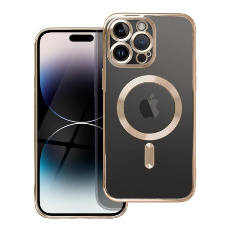 Futerał ELECTRO MAG COVER kompatybilny z MagSafe do IPHONE 17 Pro Max złoty