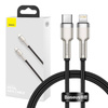 Baseus Cafule Series Metal Data Cable Type-C to iP PD 20W 0.25m Black