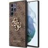 Guess 4G Big Metal Logo - Etui Samsung Galaxy S23 Ultra (brązowy)