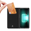 Dux Ducis Skin Pro Hülle für Realme GT Neo 5 / Realme GT3 Flip Cover Card Wallet Stand Schwarz