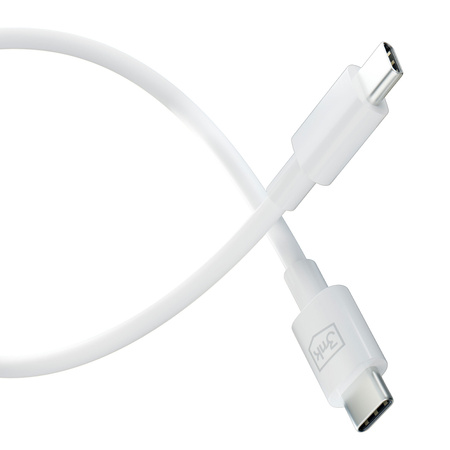 3MK KABEL HYPER USB-C/USB-C 100W 1,2m biały