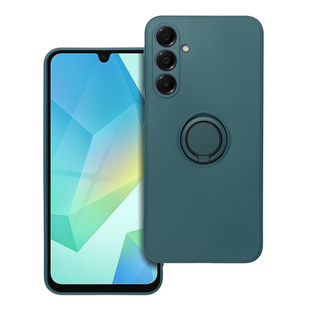 Futerał SILICONE RING do SAMSUNG A16 5G / A16 4G zielony