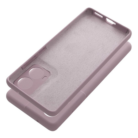 Futerał SILICONE 2mm do MOTOROLA G85 5G pudrowy róż