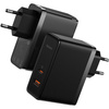 Baseus GaN5 Pro Fast Universal GaN USB Charger Type C / USB 100W PD3.0, QC4.0 +, AFC white (CCGP090201)
