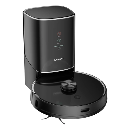 UWANT U100 Robot Vacuum Cleaner with Mop Function + Charging/Cleaning Station - Black