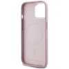 Karl Lagerfeld FW Metal Plate MagSafe iPhone 15 Case - Pink