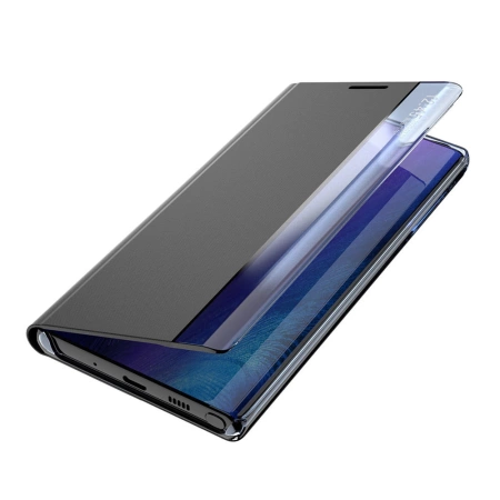 Sleep Case Booktype Case Smart Schutzhülle Aufklappbare Hülle für Samsung Galaxy A22 4G schwarz