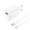 FONENG ładowarka sieciowa EU64 18W 1xUSB QC3.0 + kabel Lightning Biały