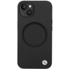 Original Handyhülle IPHONE 14 BMW Signature Liquid Silicone MagSafe (BMHMP14SSILBK2) schwarz