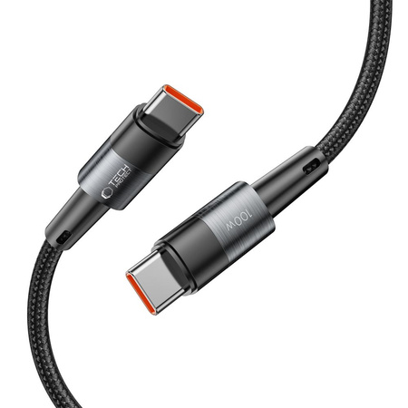 Kabel 5A PD100W 1m USB-C - USB-C Tech-Protect Ultraboost szary