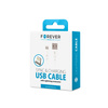 Forever kabel USB - Lightning 1,0 m 1A biały