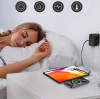 Choetech PD5020 35W EU/US/AUS/UK Reiseadapter mit integriertem USB-C-Kabel – Schwarz