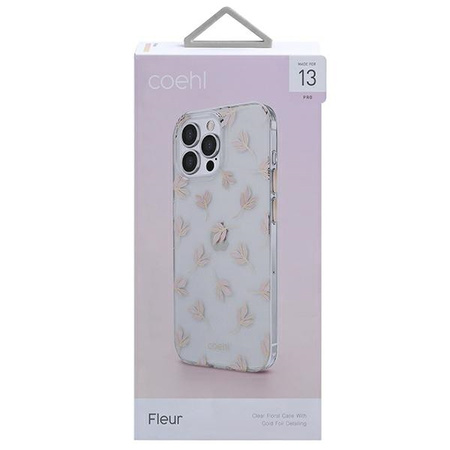 UNIQ etui Coehl Fleur iPhone 13 Pro / 13 6,1" różowy/blush pink