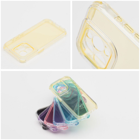 Futerał MATRIX CLEAR do IPHONE 17 Pro Max żółty