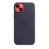 Apple Leather Case - Skórzane etui z MagSafe do iPhone 14 Plus (atramentowy)